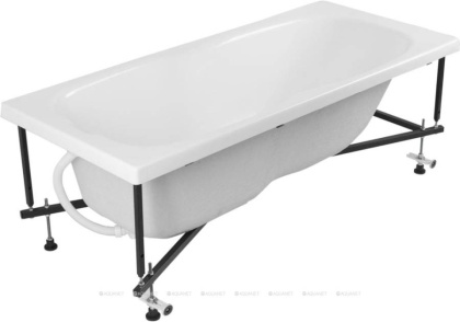 Акриловая ванна Aquanet Riviera 180х80 231080 на каркасе