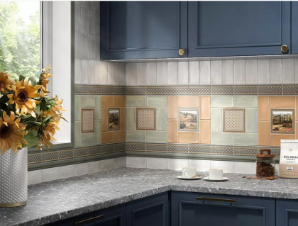 Монтальбано жёлтый матовый 7,4x15x0,69