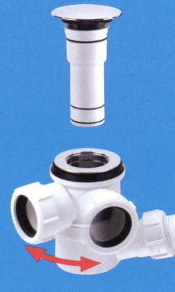 Слив-перелив для ванны McAlpine Mrb11 (хром) Слив-перелив для ванны McAlpine Mrb11 (хром)