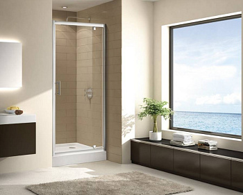 Душевая дверь ECO-O-BA-1-80-P-Cr Условные размеры,мм:800х1900 Габариты с диапазоном регулировок,мм:(780-810)х1900 Ширина входа,мм:520 