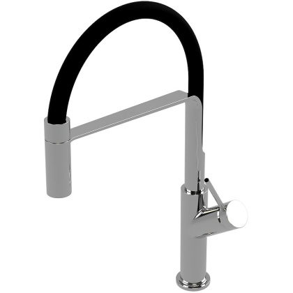 Смеситель для мойки OMNIRES VITA VI6350BLCR (черный BLM/хром) Смеситель для мойки OMNIRES VITA VI6350BLCR (черный BLM/хром)