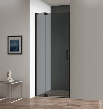 SLIDER-100-GL-FIX-BR-GM Боковая панель без пристенного профиля, 937х1942, бронза