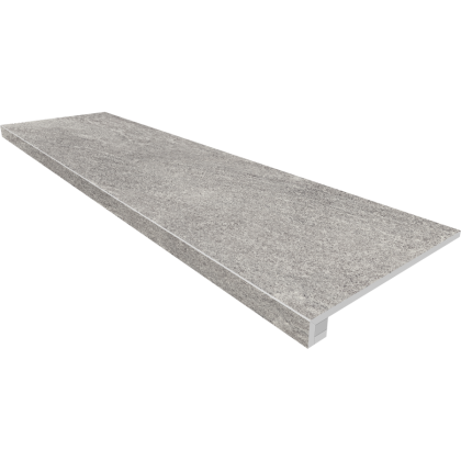 Комплект (Ступень TN01 (33x120) непол. (прямоугол. бортик) без насечек + Подступенок (14,5x120))