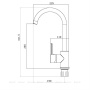 Смеситель для кухни OneLife P04-001w Смеситель для кухни OneLife P04-001w