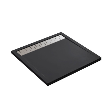 Поддон для душа из искусственного камня VST-2SR39090B, 900*900*40, черный матовый Поддон для душа из искусственного камня VST-2SR39090B, 900*900*40, черный матовый