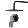 FB85A2R002 X-Joy, набор: Смеситель д/душа, верхний душ 220 мм, держатель д/верхн.душа, Черный, шт.