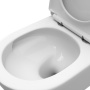 UNO-TOR Унитаз подвесной, безободковый, с системой смыва "Торнадо", с сиденьем soft close, BB5177CH-TOR/SC