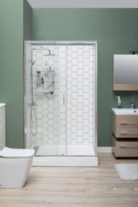 Душевая дверь Aquanet SD-1200A 120, прозрачное стекло