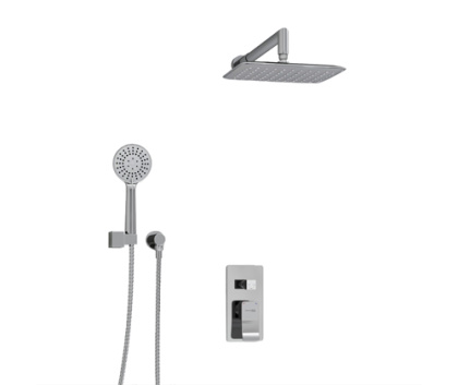 A14131 Встраиваемый комплект для душа с верхней душевой насадкой и лейкой Wasserkraft
