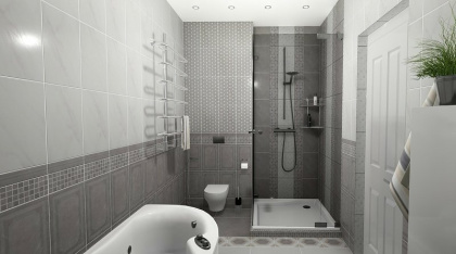 Плинтус FMB011 Гран Пале серый 25*15 (уп/13шт), шт
