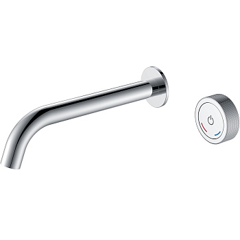 Смеситель автоматический для раковины из стены на 2 отв. TECH ХРОМ