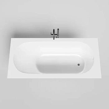 Ванна из литьевого мрамора Salini Ornella 170х80 102324M матовая Ванна из литьевого мрамора Salini Ornella 170х80 102324M матовая