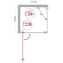 Душевой уголок BelBagno ETNA-A-1-80-C-Cr Душевой уголок BelBagno ETNA-A-1-80-C-Cr