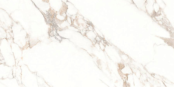 Statuario Ice Керамогранит белый 60х120 лаппатированный шайн