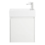 Тумба с раковиной подвесная BelBagno KRAFT MINI 50 Rovere Galifax Bianco левосторонняя, раковина белая Тумба с раковиной подвесная BelBagno KRAFT MINI 50 Rovere Galifax Bianco левосторонняя, раковина белая