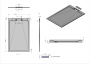 Поддон для душа из искусственного камня VST-4SRL9016W, 1600*900*25, белый матовый Поддон для душа из искусственного камня VST-4SRL9016W, 1600*900*25, белый матовый