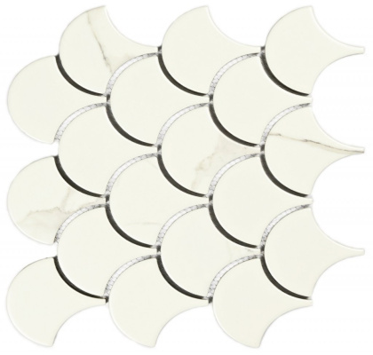 Мозаика Calacatta scale 25.5x21.9