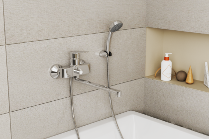 Смеситель для ванны с длинным поворотным изливом RUSH Balearic (BA3935-51)