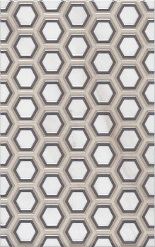 Декор AD\A396\6343 Гран Пале геометрия 25см*40см*6,9мм (1уп/10шт/), шт