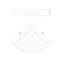 Полка-корзинка для душа угловая OMNIRES 20,5х20,5 см UN10332CR (хром) Полка-корзинка для душа угловая OMNIRES 20,5х20,5 см UN10332CR (хром)