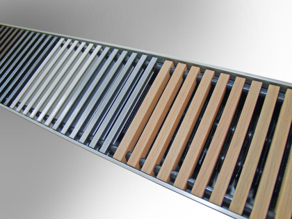 Конвекторы отопления Решетка рулонная 200x1000 (10 Бук 12) (базовое исполнение)