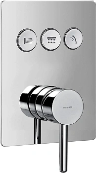 Смеситель для душа скрытого монтажа OMNIRES YGoClick Y1237GCCR (хром) Смеситель для душа скрытого монтажа OMNIRES YGoClick Y1237GCCR (хром)