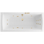 Ванна EXCELLENT Aquaria Lux 180x80 "SMART" (золото)
