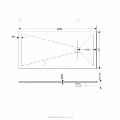Душевой поддон RGW ST-127W 70 x 120 см, прямоугольный, из искусственного камня, белый, 16152712-01 Душевой поддон RGW ST-127W 70 x 120 см, прямоугольный, из искусственного камня, белый, 16152712-01