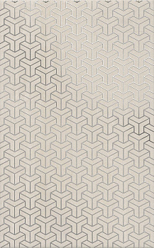 Декор HGD\E371\6401 Ломбардиа бежевый 40см*25см*8мм (1уп/10шт/)матовый, шт