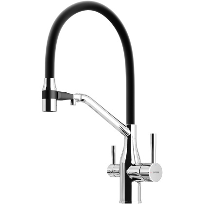 Смеситель для кухни SANCOS Orta с возможностью подключения фильтра для воды, цвет хром, арт. SC4008CH