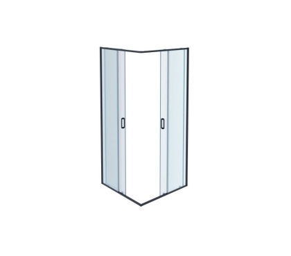 AQ ARI KV09020BL Душевой уголок квадратный, двери раздвижные 900x900x2000 профиль черный, стекло прозрачное AQ ARI KV09020BL Душевой уголок квадратный, двери раздвижные 900x900x2000 профиль черный, стекло прозрачное