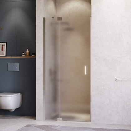 Душевая дверь 90*200 RGW HO-014 Хром/Матовое/8 мм (EasyClean)