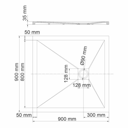 Aller 10T03 Душевой поддон Wasserkraft Aller 10T03 Душевой поддон Wasserkraft