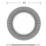 Зеркало SHINE серебро глянец с подсветкой d82 528-SL light Boheme Зеркало SHINE серебро глянец с подсветкой d82 528-SL light Boheme