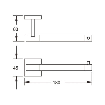 Бумагодержатель, RG3005H Rose, Золото с черным Бумагодержатель, RG3005H Rose, Золото с черным