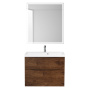 Тумба с раковиной подвесная BelBagno MARINO-H60 80 Rovere Nature, раковина белая Тумба с раковиной подвесная BelBagno MARINO-H60 80 Rovere Nature, раковина белая