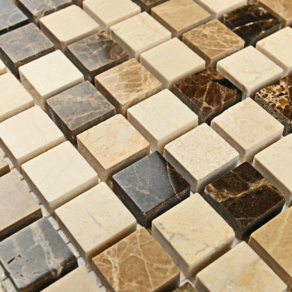 Мозаика Turin-15 из натурального камня 15*15 305*305