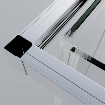 Душевой уголок Soft 2 VSS-3SO2800CL, 800*800, хром, стекло прозрачное