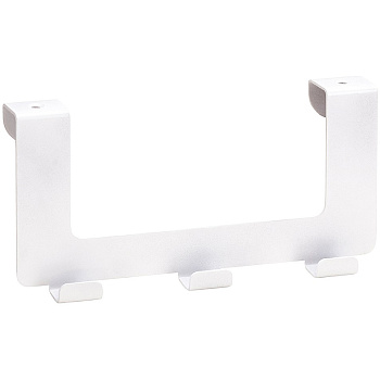 Вешалка для полотенец Bemeta White 101106224 Белая матовая, 3 крючка Вешалка для полотенец Bemeta White 101106224 Белая матовая, 3 крючка