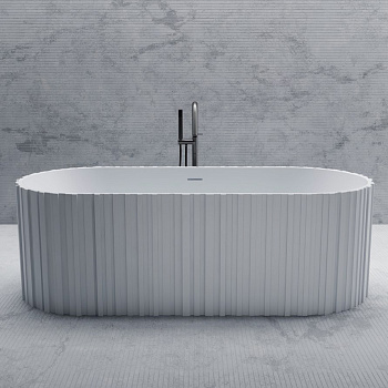 Ванна из литьевого мрамора Abber Stein 170х75 AS9653