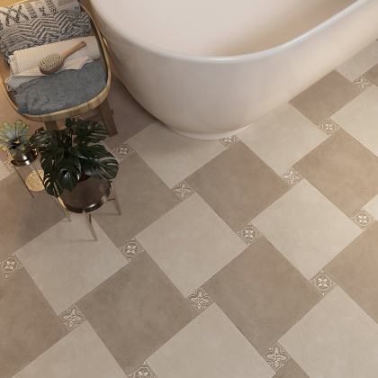 Декор Пьяцца 1 матовый 30,2x30,2x0,78