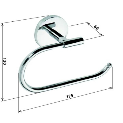 Держатель туалетной бумаги без крышки Держатель туалетной бумаги без крышки