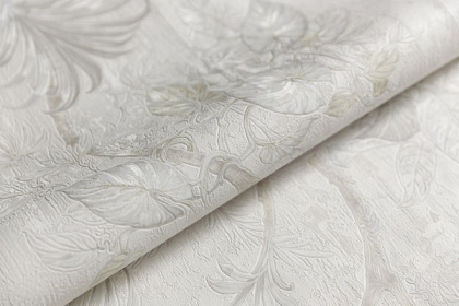 Обои виниловые Оранжерея мотив, белый