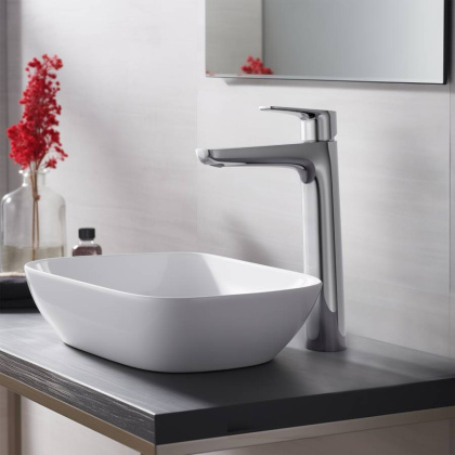 Смеситель для раковины 230, без донного клапана AQUATEK AQ1104CR БЕТТА