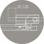 SLIDER-R-2-80/90-GRIGIO-NERO Душевой уголок SLIDER-R-2-80/90-GRIGIO-NERO Душевой уголок