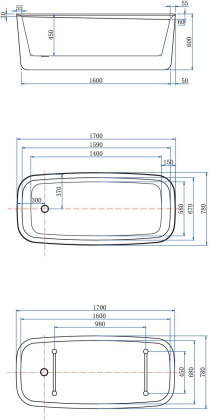 Акриловая ванна Allen Brau Infinity 3 170x78 2.21003.20 белый глянец Акриловая ванна Allen Brau Infinity 3 170x78 2.21003.20 белый глянец