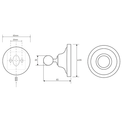 Крючок Bemeta Retro bronze 144106137 Бронза