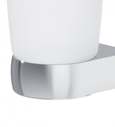 A3034300 Sensation, Стеклянный стакан с настенным держателем, хром, шт