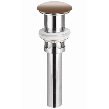 Донный клапан без перелива с керамической накладкой с системой "Click-Clack"