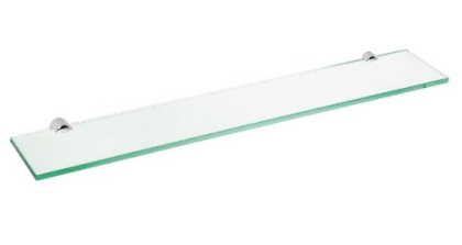 Полка стеклянная Bemeta Alfa 102402242 Хром